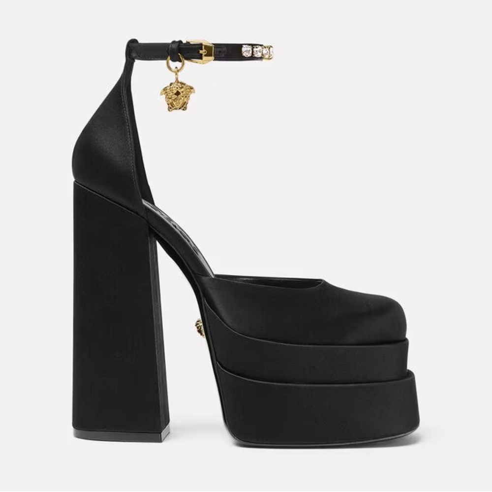 VERSACE MEDUSA AEVITAS PLATFORM PUMPS